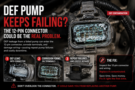 DEF Pump Keeps Failing? The 12-Pin Connector Could Be the Real Problem
